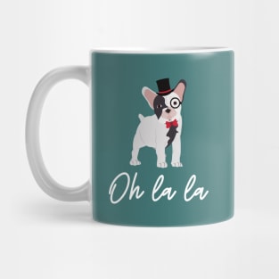 Frenchie Bulldog Oh la la Funny French Dog Mug